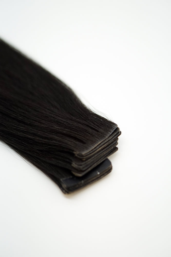 Invisible Tape Extensions: Natural Black #1B