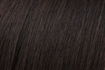 Seamless Clip-In Extension: Darkest Brown #2