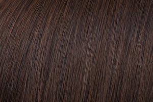 Seamless Clip-In Extension: Chocolate Brown #3