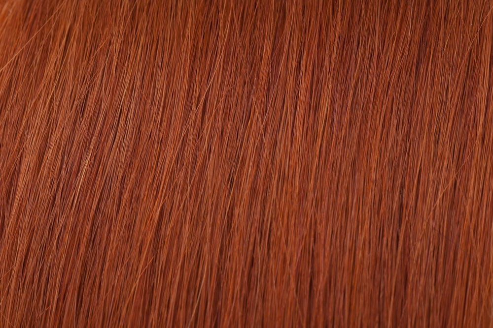 Hair Wefts: Copper